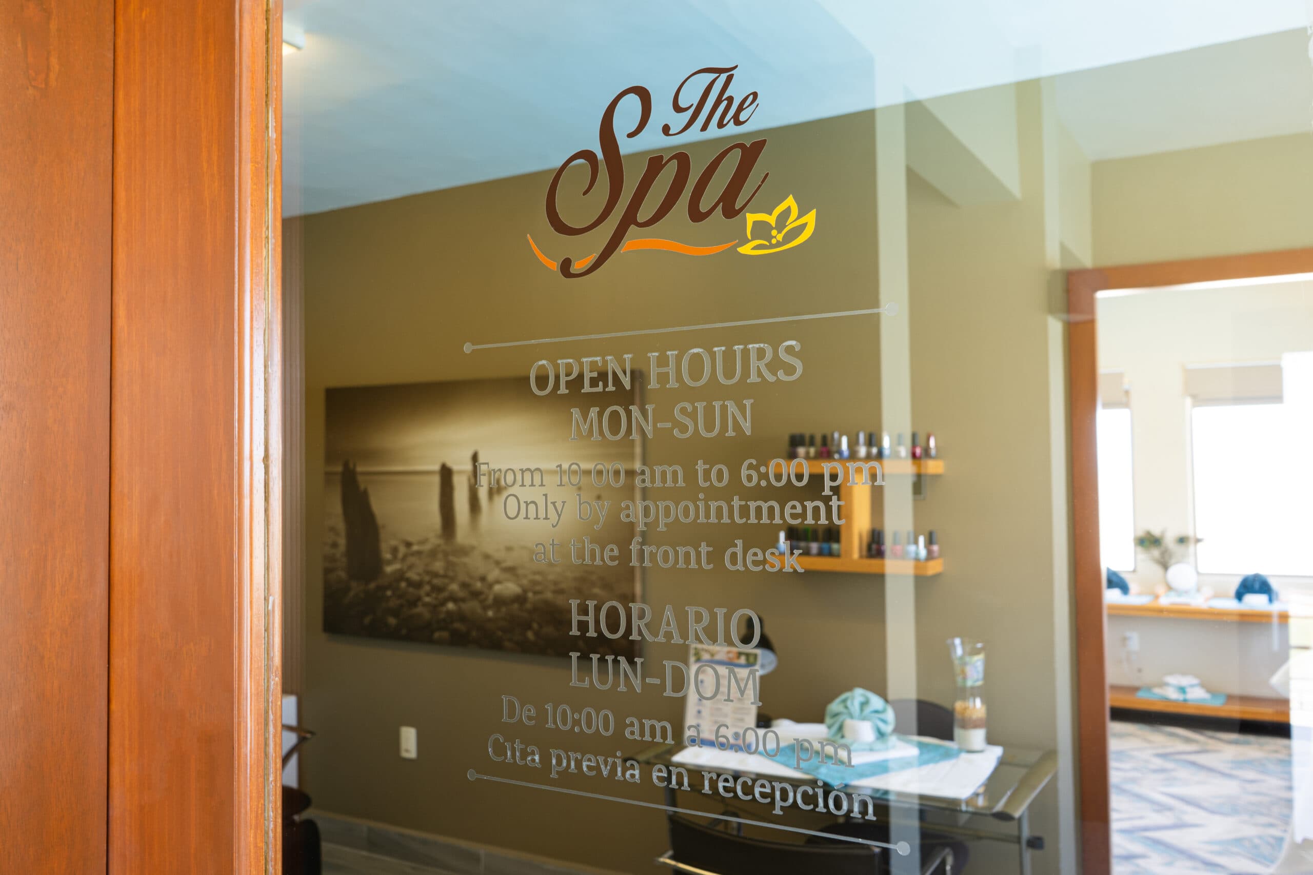 Spa treatment room